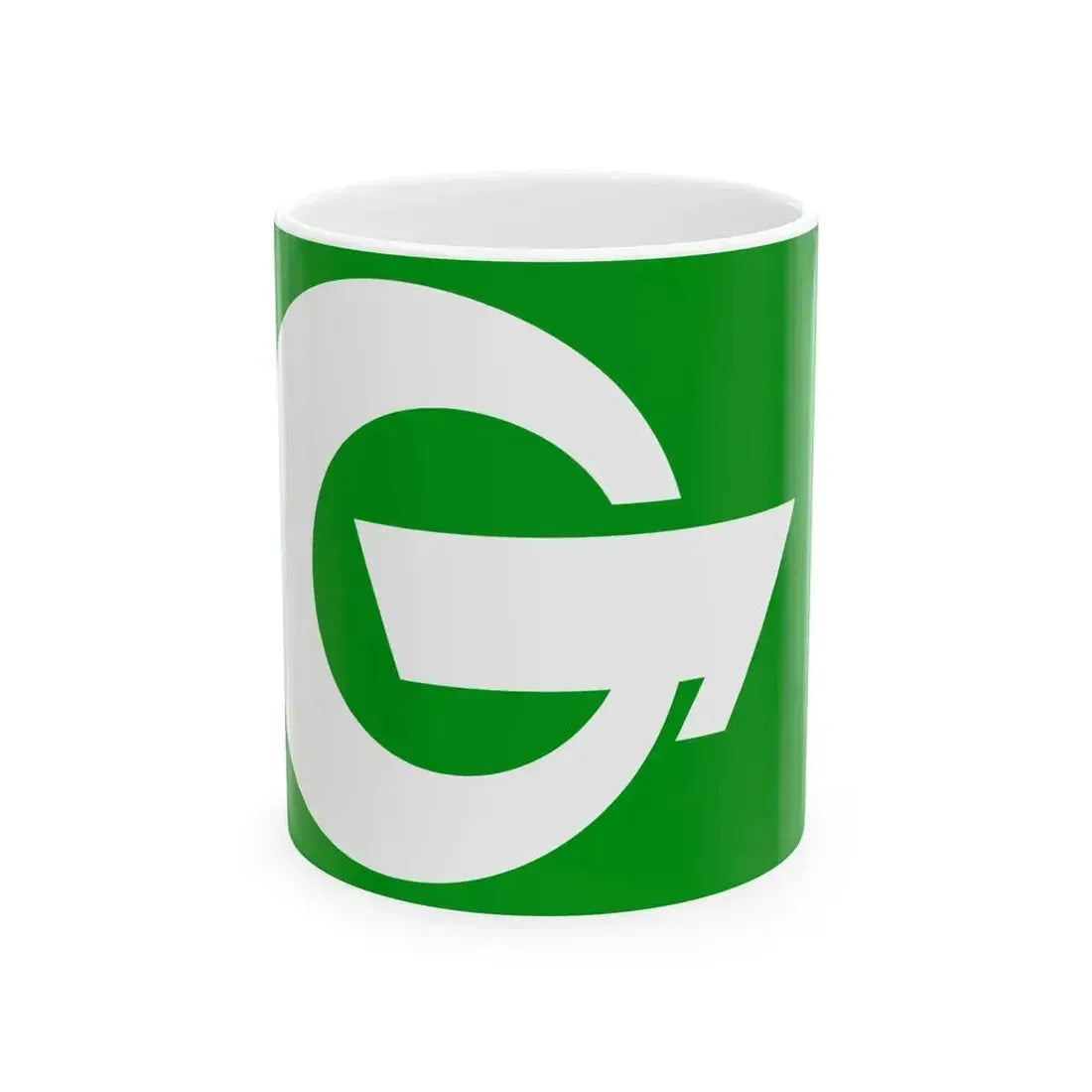 Flag of Asahi Nagano (Japan) White Coffee Mug 11oz - Go Mug Yourself