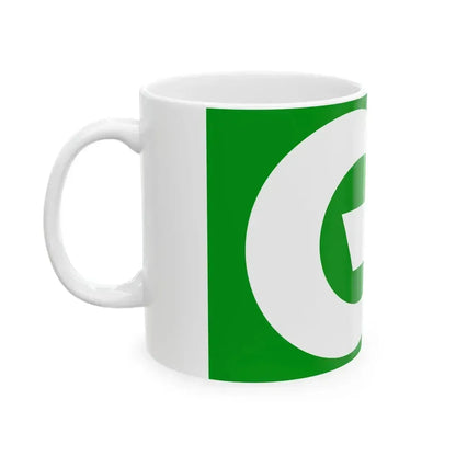 Flag of Asahi Nagano (Japan) White Coffee Mug - Go Mug Yourself