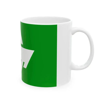 Flag of Asahi Nagano (Japan) White Coffee Mug - Go Mug Yourself