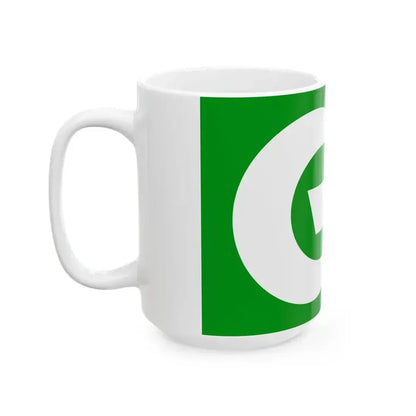 Flag of Asahi Nagano (Japan) White Coffee Mug - Go Mug Yourself