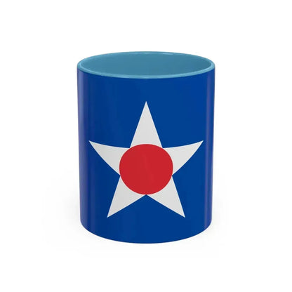 Flag of Asahikawa Hokkaido Japan - Accent Coffee Mug 11oz Light Blue - Go Mug Yourself