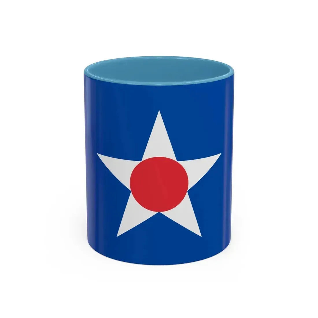 Flag of Asahikawa Hokkaido Japan - Accent Coffee Mug 11oz Light Blue - Go Mug Yourself