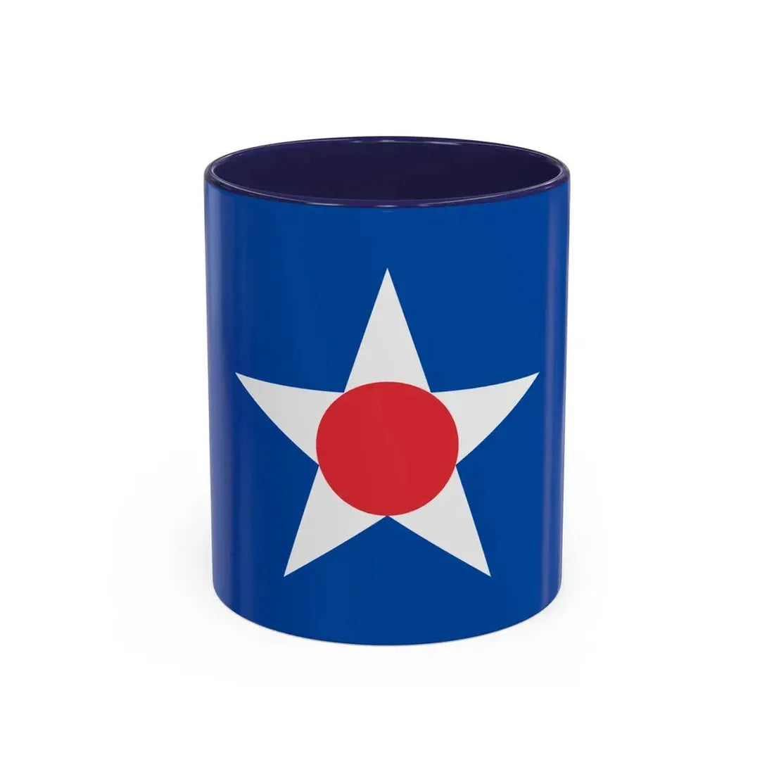 Flag of Asahikawa Hokkaido Japan - Accent Coffee Mug 11oz Navy - Go Mug Yourself