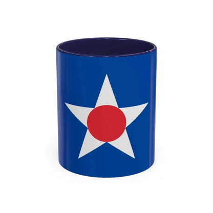 Flag of Asahikawa Hokkaido Japan - Accent Coffee Mug 11oz Navy - Go Mug Yourself