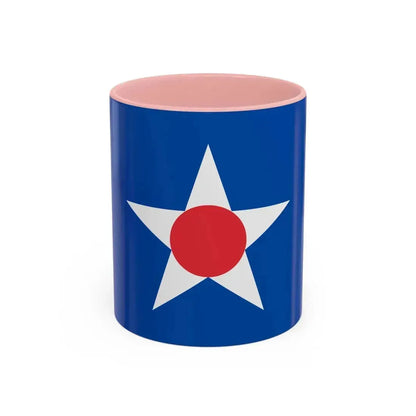 Flag of Asahikawa Hokkaido Japan - Accent Coffee Mug 11oz Pink - Go Mug Yourself
