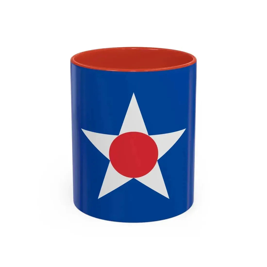 Flag of Asahikawa Hokkaido Japan - Accent Coffee Mug 11oz Red - Go Mug Yourself