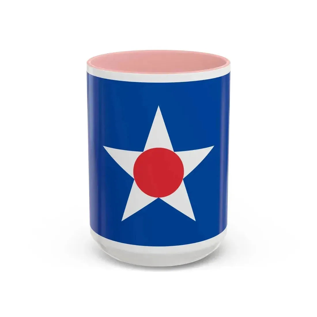 Flag of Asahikawa Hokkaido Japan - Accent Coffee Mug 15oz Pink - Go Mug Yourself