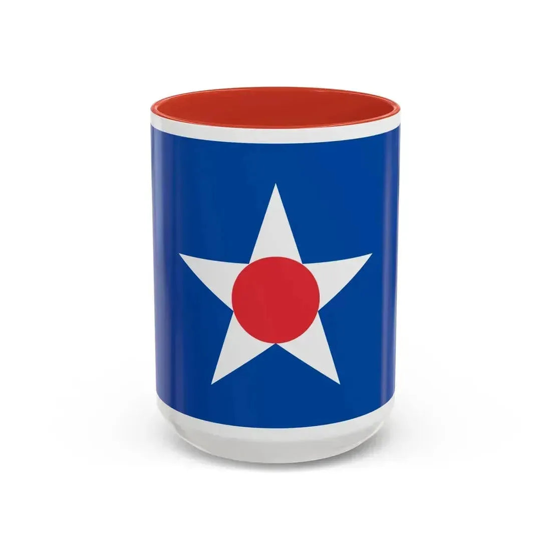 Flag of Asahikawa Hokkaido Japan - Accent Coffee Mug 15oz Red - Go Mug Yourself