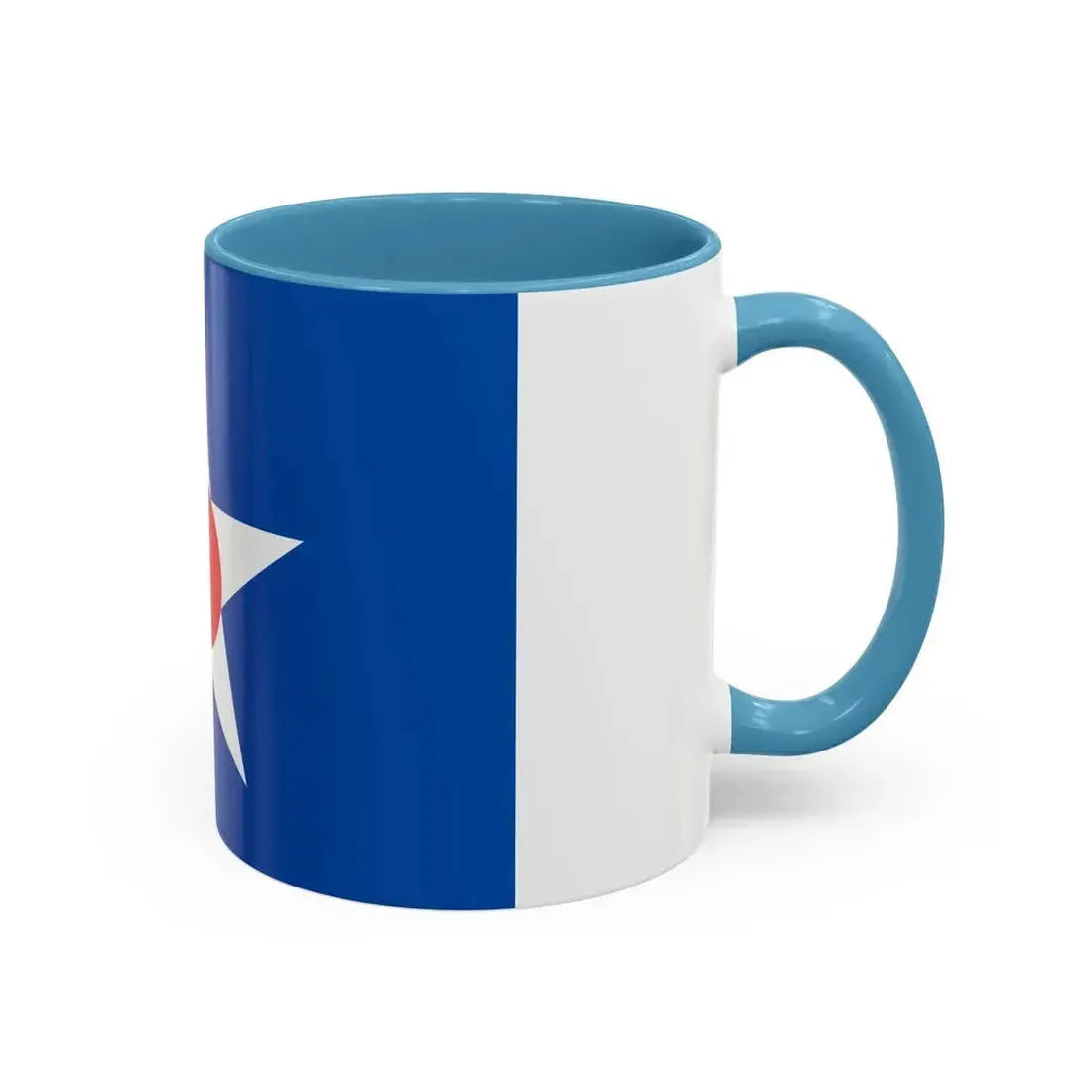 Flag of Asahikawa Hokkaido Japan - Accent Coffee Mug - Go Mug Yourself
