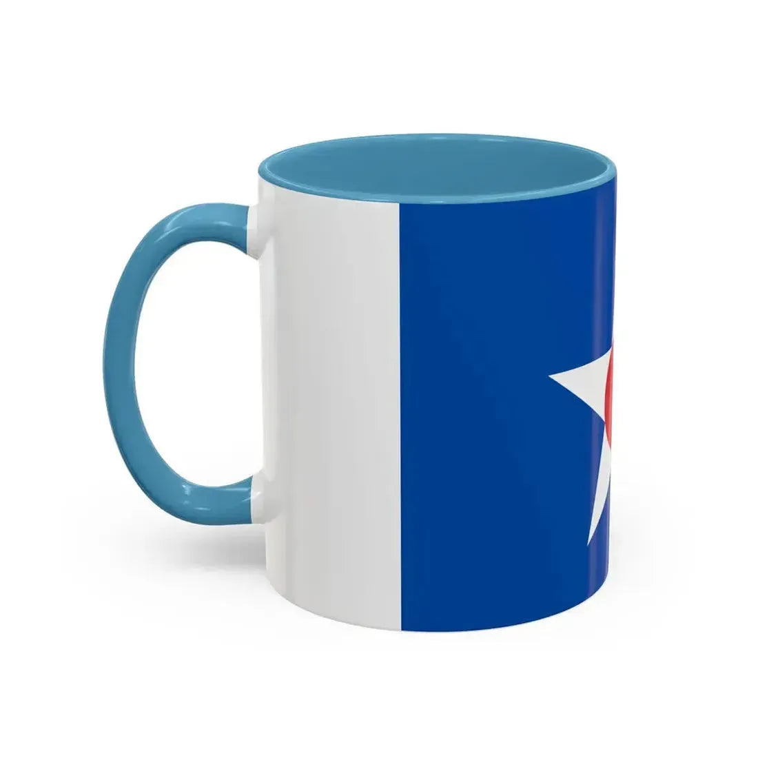 Flag of Asahikawa Hokkaido Japan - Accent Coffee Mug - Go Mug Yourself