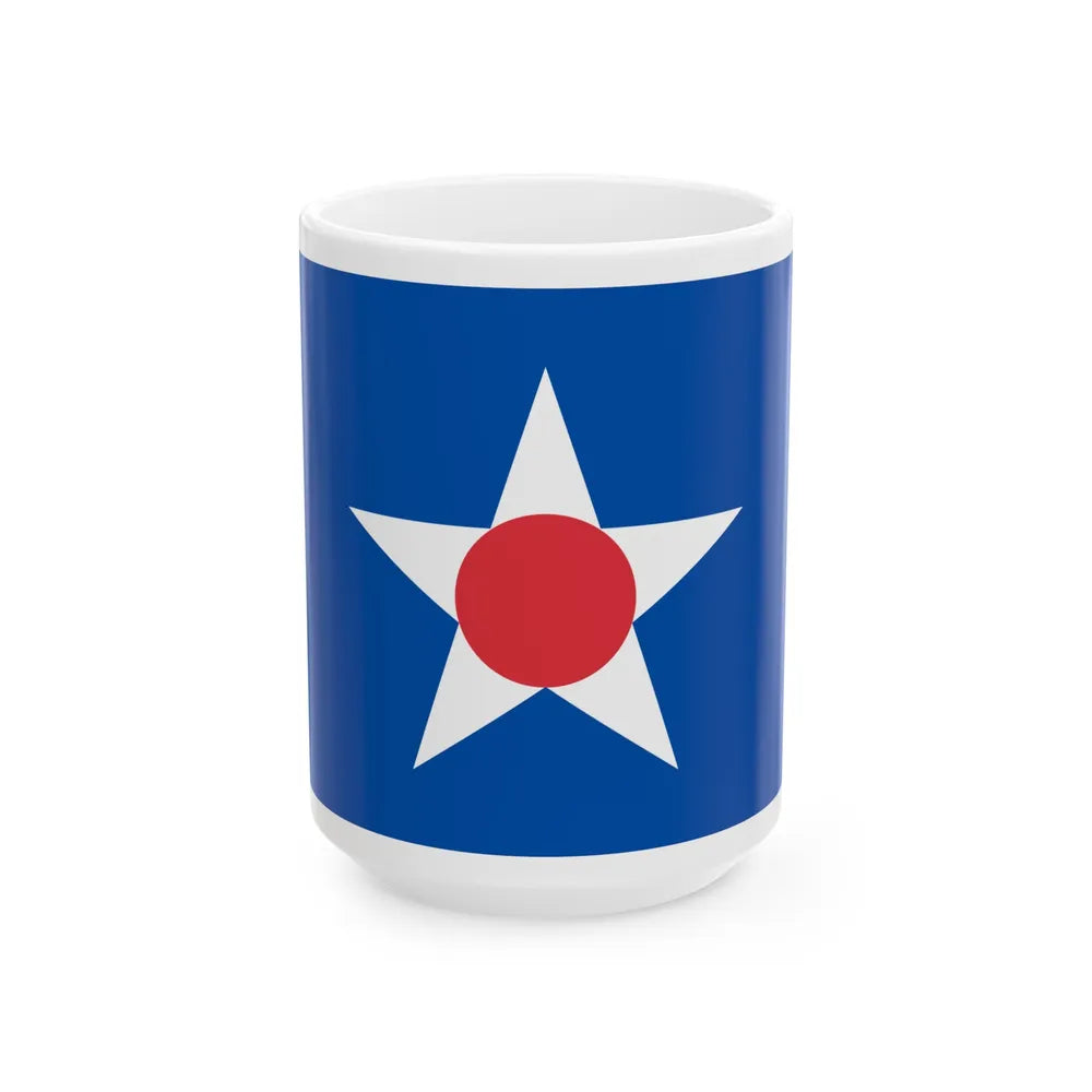 Flag of Asahikawa Hokkaido Japan - White Coffee Mug-15oz-Go Mug Yourself