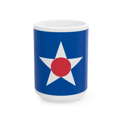 Flag of Asahikawa Hokkaido (Japan) White Coffee Mug 15oz - Go Mug Yourself