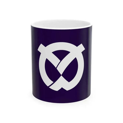 Flag of Asaka Saitama (Japan) White Coffee Mug 11oz - Go Mug Yourself