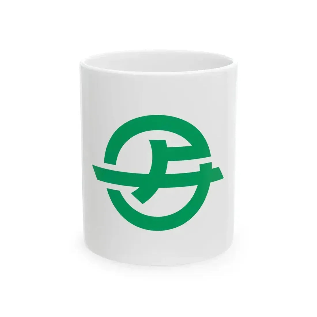 Flag of Asakuchi Okayama (Japan) White Coffee Mug 11oz - Go Mug Yourself