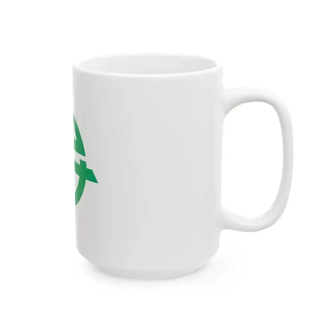 Flag of Asakuchi Okayama (Japan) White Coffee Mug - Go Mug Yourself