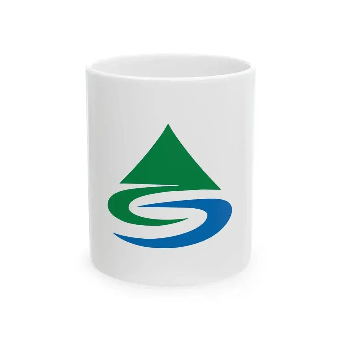 Flag of Asakura Fukuoka (Japan) White Coffee Mug 11oz - Go Mug Yourself