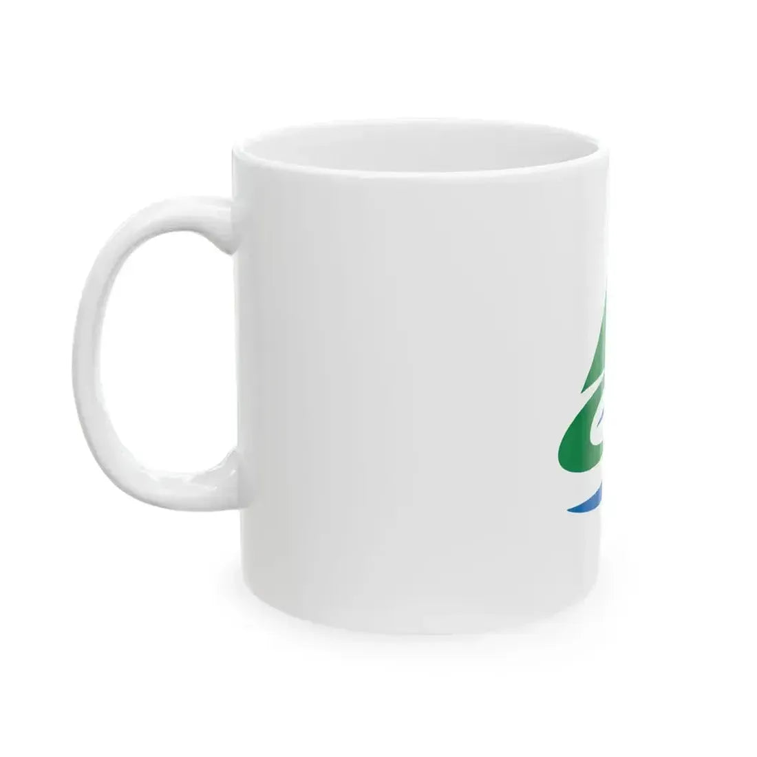 Flag of Asakura Fukuoka (Japan) White Coffee Mug - Go Mug Yourself
