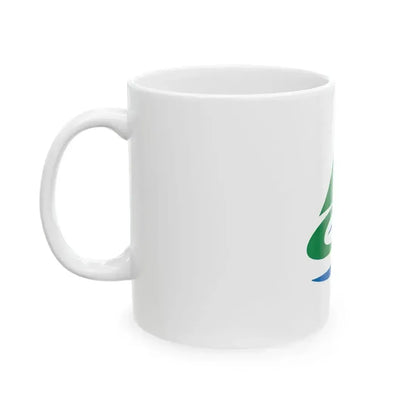 Flag of Asakura Fukuoka (Japan) White Coffee Mug - Go Mug Yourself