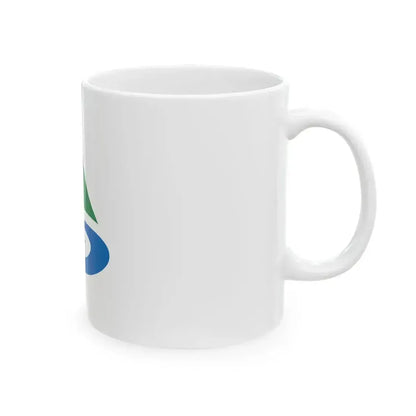 Flag of Asakura Fukuoka (Japan) White Coffee Mug - Go Mug Yourself