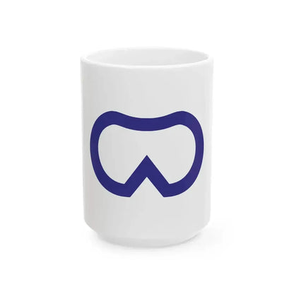 Flag of Asao ward (Japan) White Coffee Mug 15oz - Go Mug Yourself