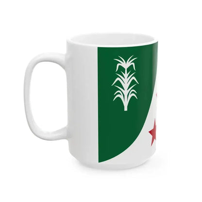 Flag of Ascension Parish Louisiana (United States) White Coffee Mug - Go Mug Yourself