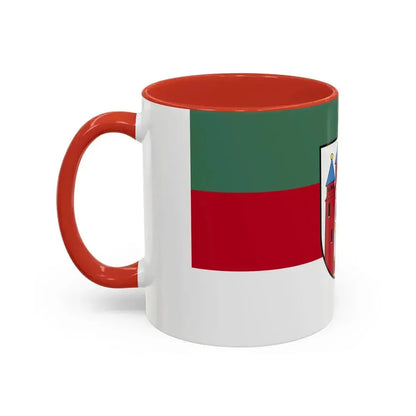Flag of Aschaffenburg 2 Germany - Accent Coffee Mug - Go Mug Yourself