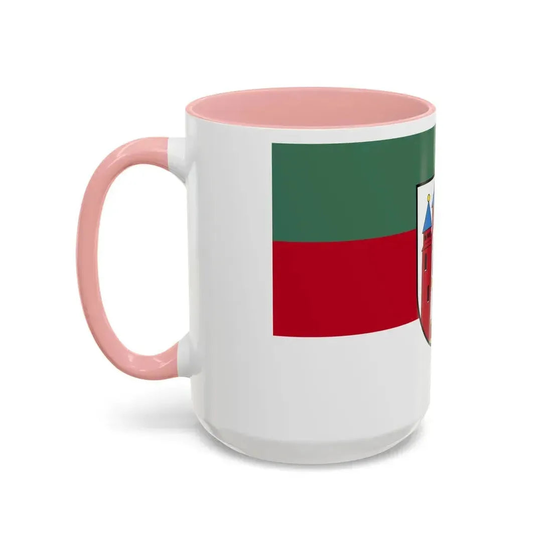 Flag of Aschaffenburg 2 Germany - Accent Coffee Mug - Go Mug Yourself