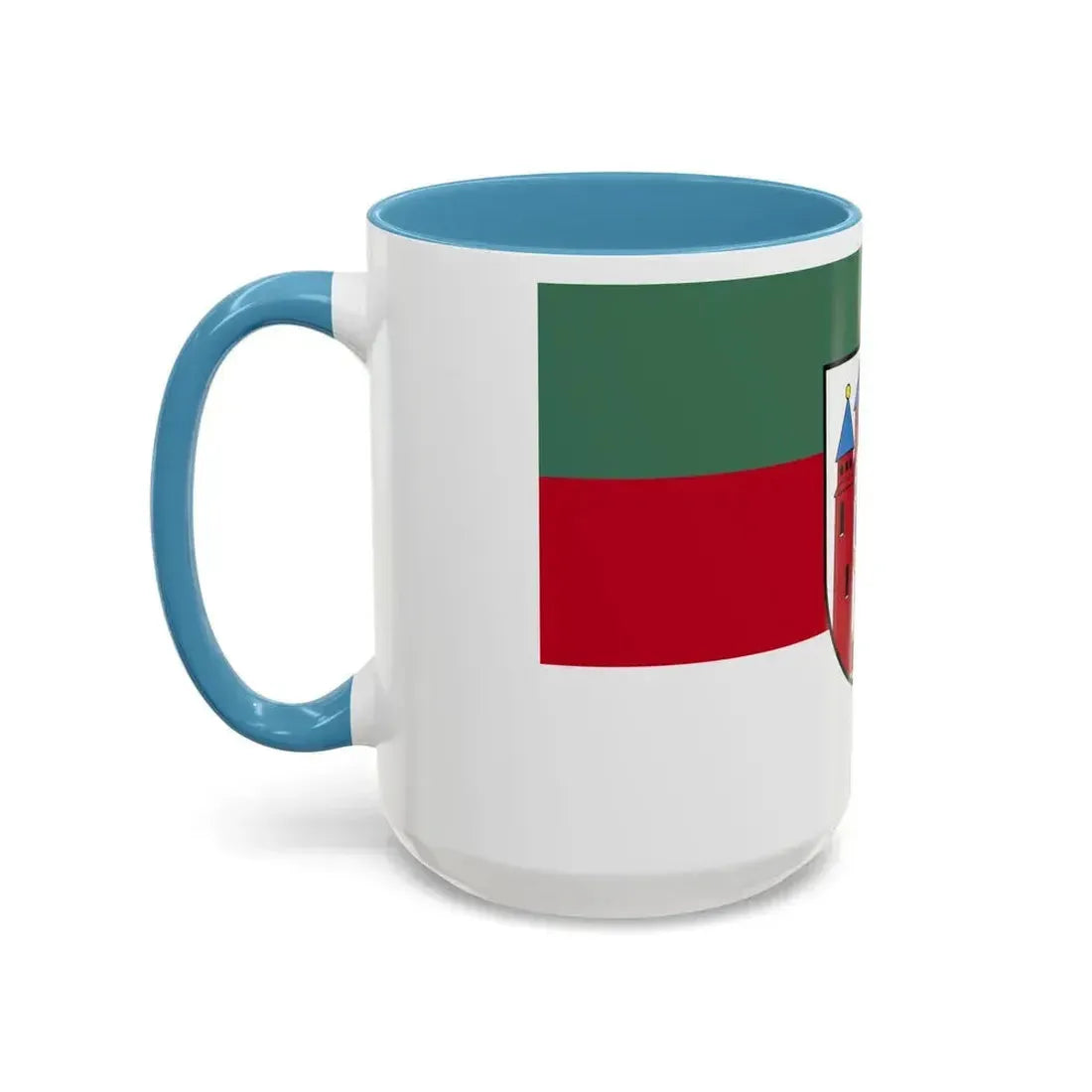 Flag of Aschaffenburg 2 Germany - Accent Coffee Mug - Go Mug Yourself
