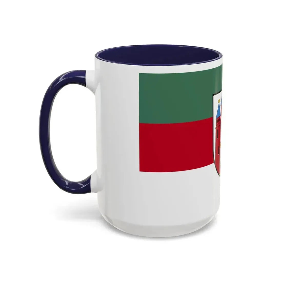 Flag of Aschaffenburg 2 Germany - Accent Coffee Mug - Go Mug Yourself