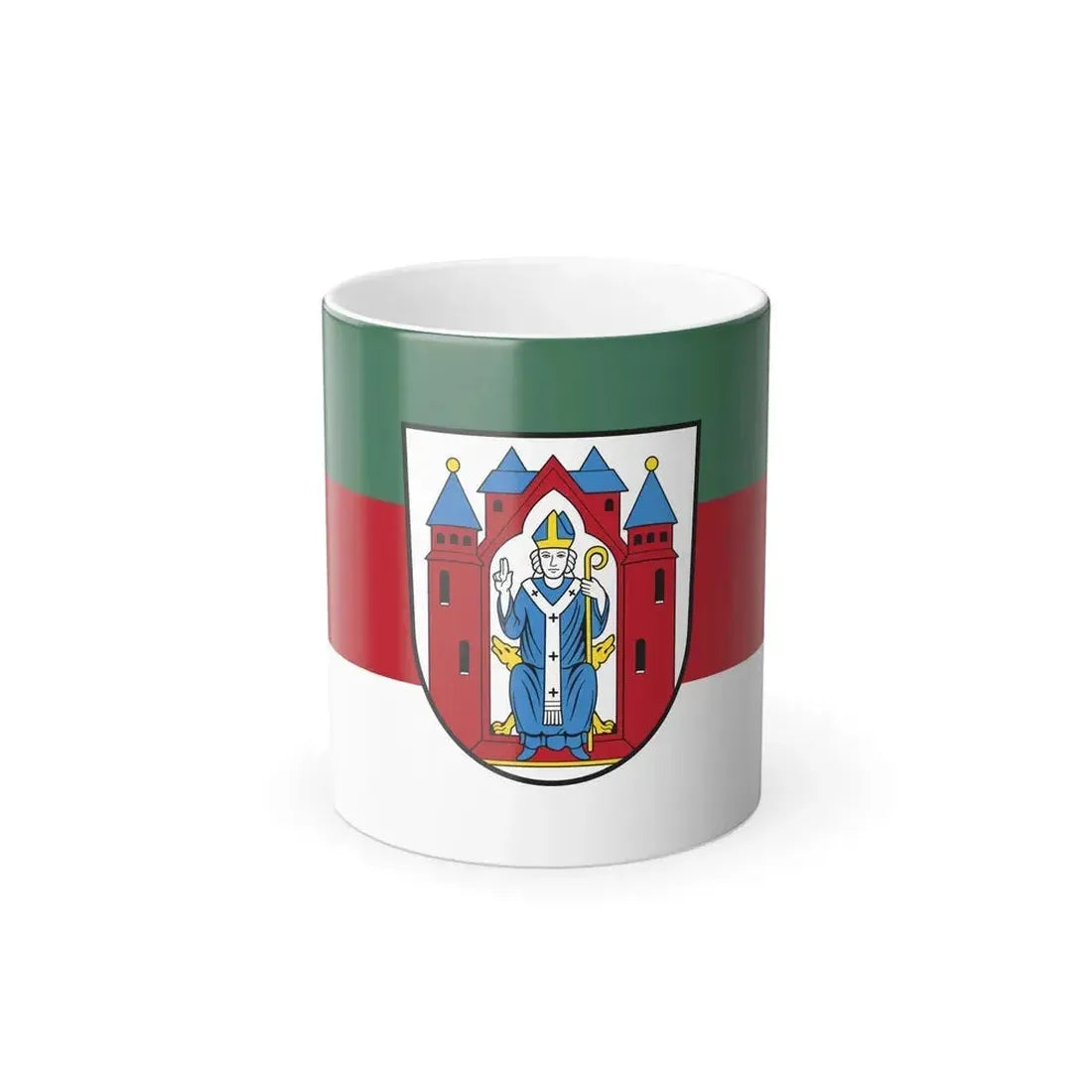 Flag of Aschaffenburg 2 Germany - Color Changing Coffee Mug 11oz - Go Mug Yourself