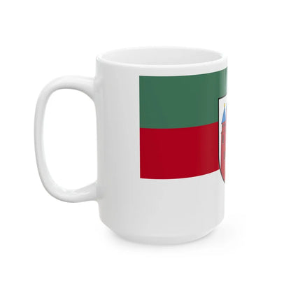 Flag of Aschaffenburg 2 Germany - White Coffee Mug-Go Mug Yourself