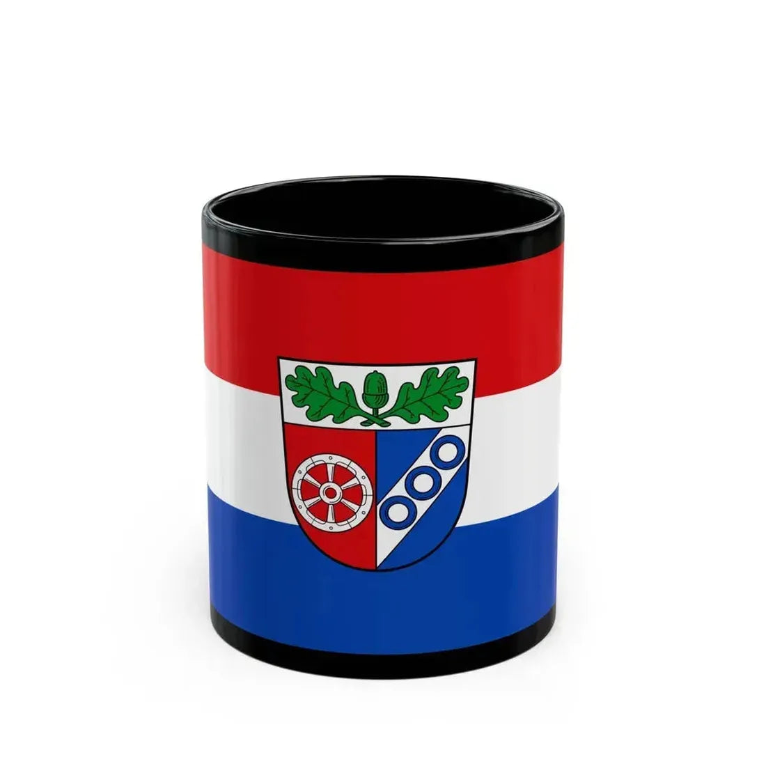 Flag of Aschaffenburg Germany - Black Coffee Mug 11oz - Go Mug Yourself