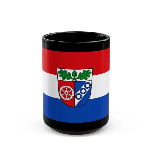 Flag of Aschaffenburg Germany - Black Coffee Mug-15oz-Go Mug Yourself