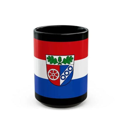 Flag of Aschaffenburg Germany - Black Coffee Mug 15oz - Go Mug Yourself