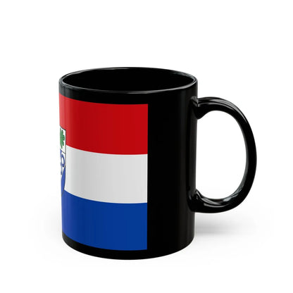 Flag of Aschaffenburg Germany - Black Coffee Mug-Go Mug Yourself