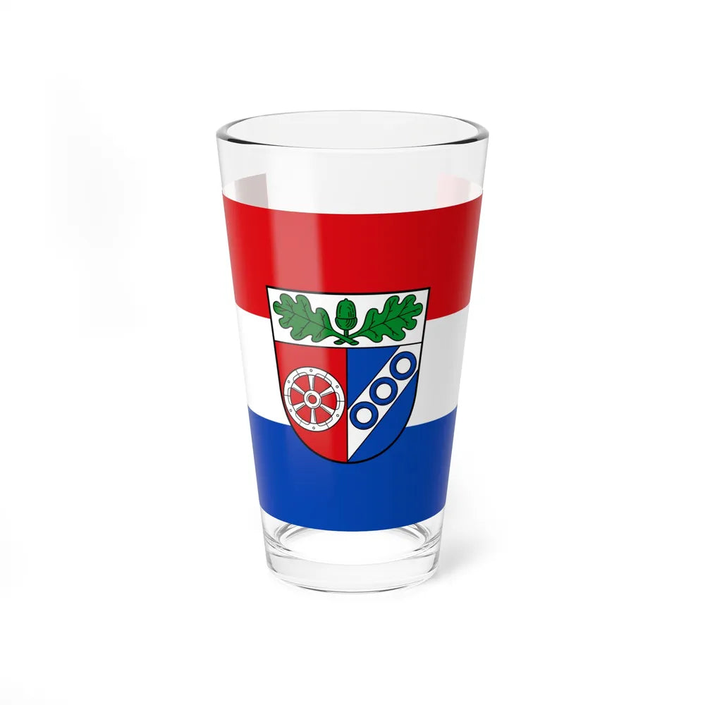 Flag of Aschaffenburg Germany - Pint Glass 16oz-16oz-Go Mug Yourself