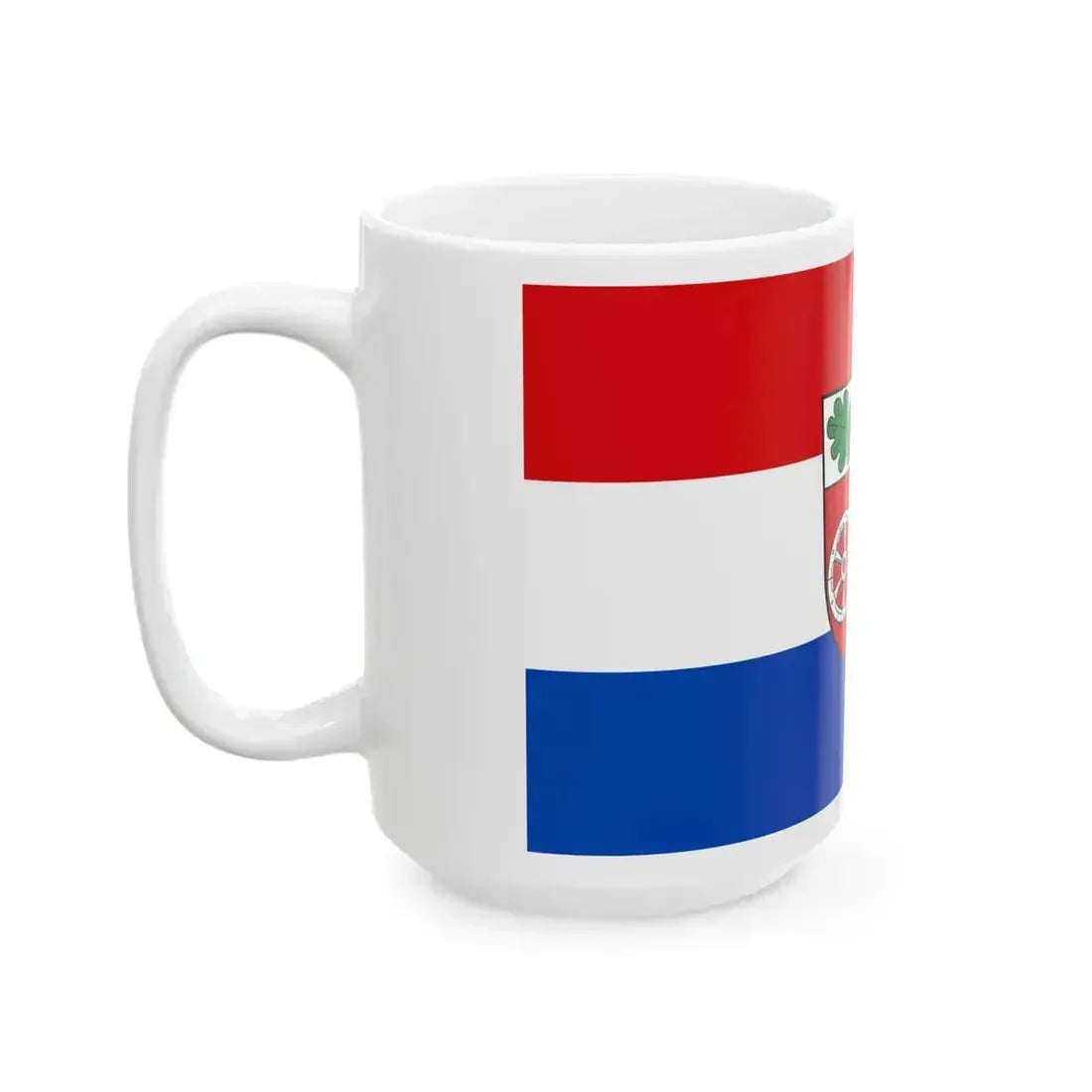 Flag of Aschaffenburg Germany - White Coffee Mug - Go Mug Yourself