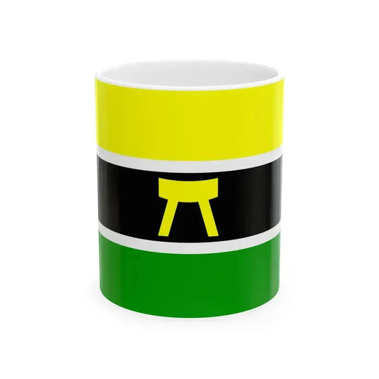 Flag of Ashanti (Ghana) White Coffee Mug 11oz - Go Mug Yourself
