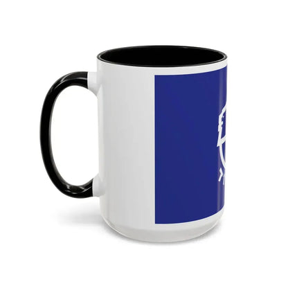 Flag of Ashdod Israel - Accent Coffee Mug - Go Mug Yourself