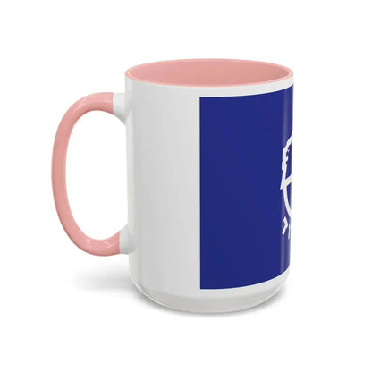 Flag of Ashdod Israel - Accent Coffee Mug - Go Mug Yourself