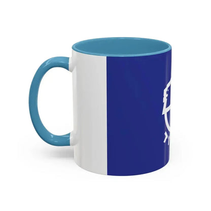 Flag of Ashdod Israel - Accent Coffee Mug - Go Mug Yourself