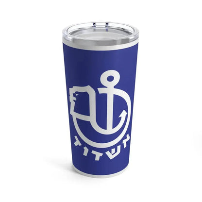 Flag of Ashdod Israel - Tumbler 20oz 20oz - Go Mug Yourself