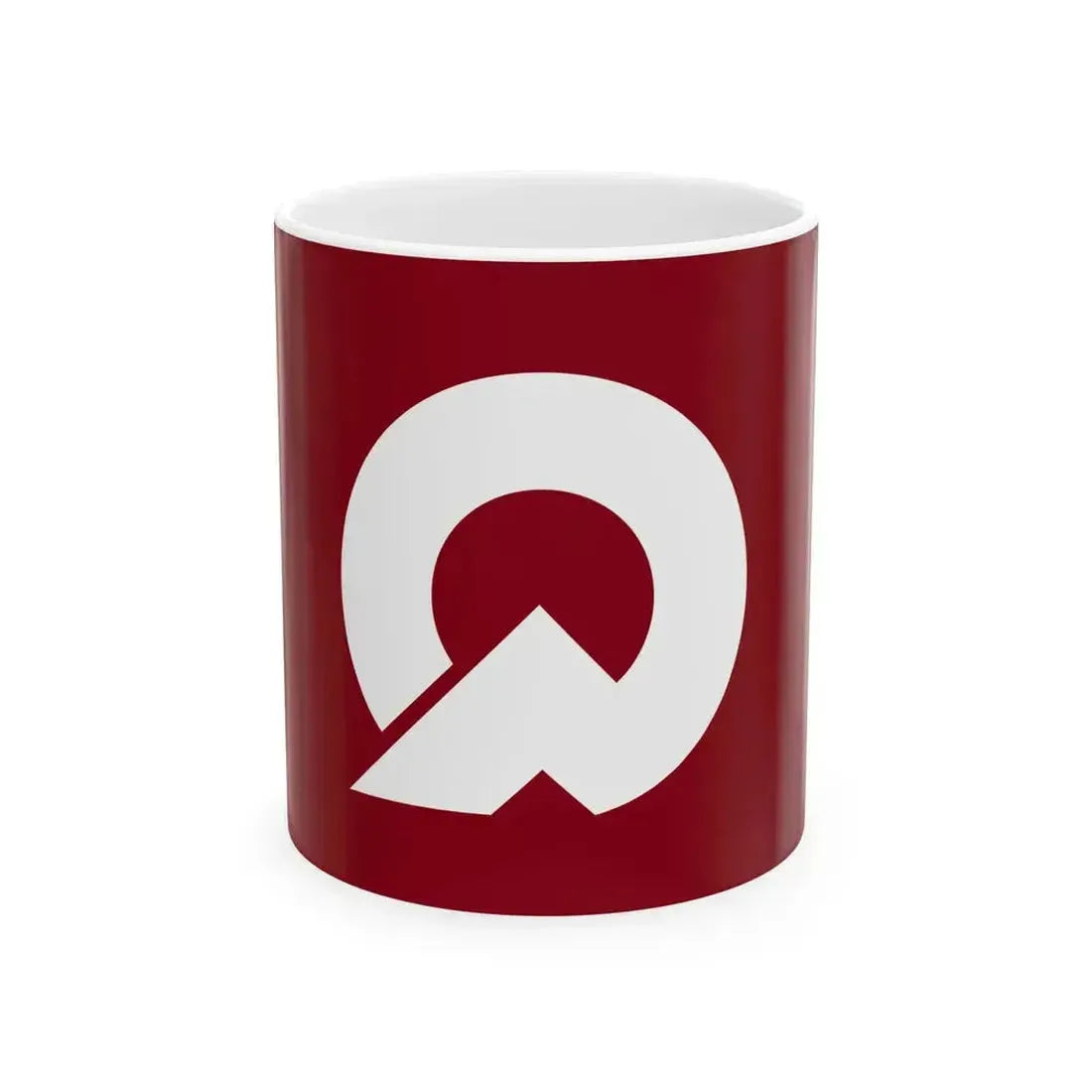 Flag of Ashiyasu Yamanashi 1967-2003 (Japan) White Coffee Mug 11oz - Go Mug Yourself