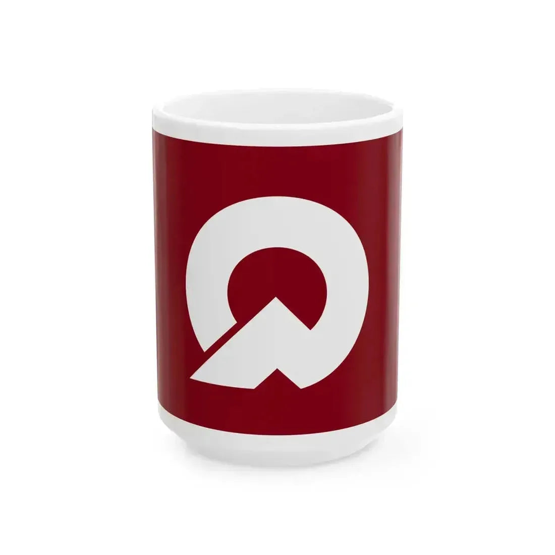 Flag of Ashiyasu Yamanashi 1967-2003 (Japan) White Coffee Mug 15oz - Go Mug Yourself
