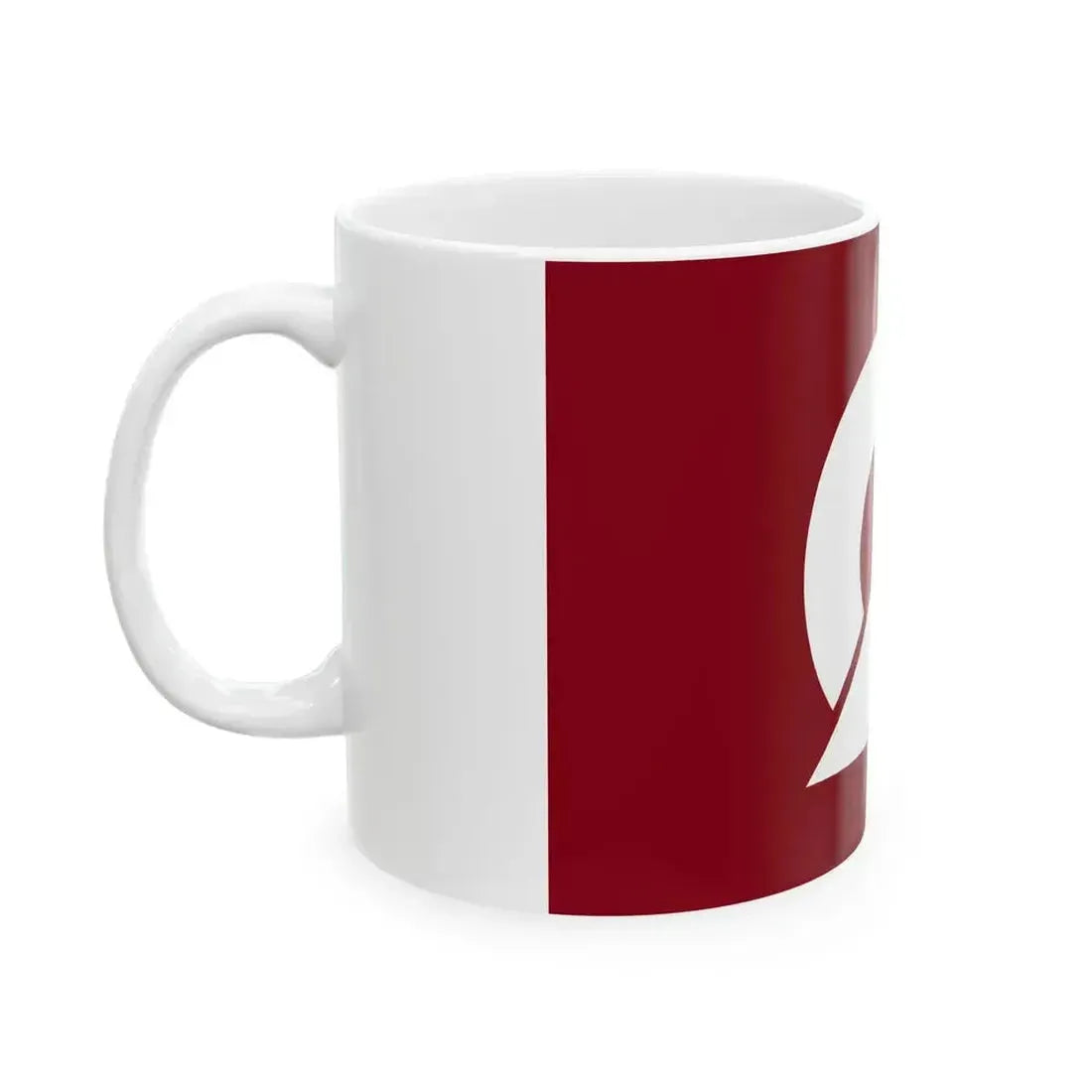 Flag of Ashiyasu Yamanashi 1967-2003 (Japan) White Coffee Mug - Go Mug Yourself