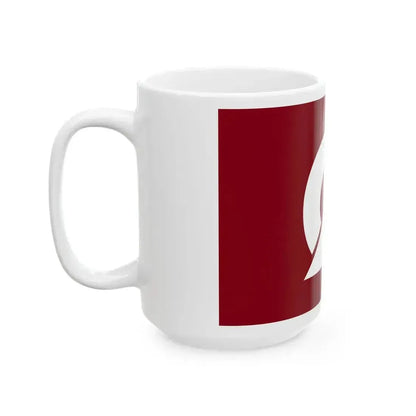 Flag of Ashiyasu Yamanashi 1967-2003 (Japan) White Coffee Mug - Go Mug Yourself