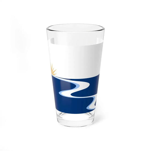 Flag of Ashland Nebraska (United States) Pint Glass 16oz 16oz - Go Mug Yourself