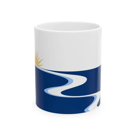 Flag of Ashland Nebraska (United States) White Coffee Mug 11oz - Go Mug Yourself