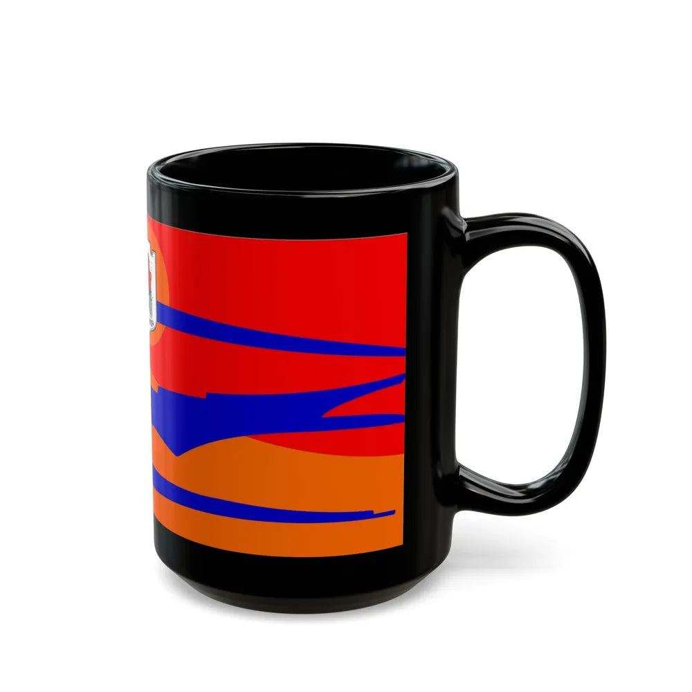 Flag of Ashtarak Armenia - Black Coffee Mug-Go Mug Yourself