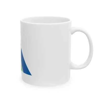 Flag of Aso Kumamoto (Japan) White Coffee Mug - Go Mug Yourself